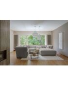 Gatsby Fixed U Ecksofa für links, hellgrau, 341 x 233 x 87 cm