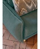 Ecksofa L, umwandelbar, linke Ecke Lazy Lukka, Türkis, 247 x 191 x 85 cm