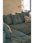 Ecksofa L, umwandelbar, linke Ecke Lazy Lukka, Türkis, 247 x 191 x 85 cm