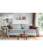 Charming Charlie Slim 3-Sitzer-Ausziehsofa, hellgrau — 225x90x85 cm