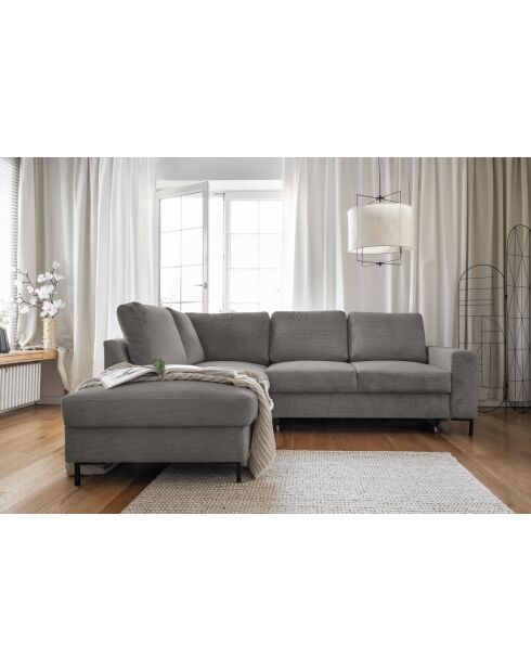 L hoekbank omvormbaar linkerhoek Lofty Lilly lichtgrijs- 237x197x84 cm