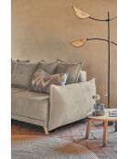L hoekbank omvormbaar linkerhoek Lazy Lukka Taupe - 247x191x85 cm