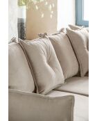 L Omvormbare hoekbank; rechterhoek Lazy Lukka Beige- 247x191x85 cm