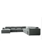 Canapé d'angle Fixe U, droit Flex Felix Olive- 337x265x70 cm