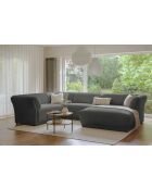 Gatsby Ecksofa, U-förmig, links, 341 x 233 x 87 cm, Grau