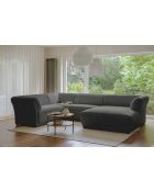 Gatsby Ecksofa, U-förmig, links, 341 x 233 x 87 cm, Grau