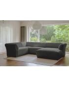 Gatsby Ecksofa, U-förmig, links, 341 x 233 x 87 cm, Grau