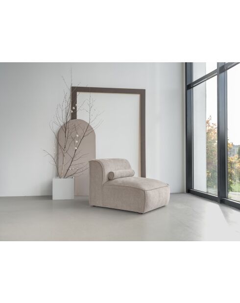 Chauffeuse 1 Place Flex Felix Beige foncé- 76x96x70 cm