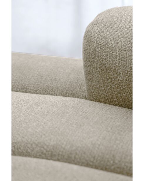 Fixed M Linkerhoekbank Shell Beige - 325x165x75 cm