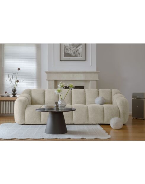 Feste Sofaschale für 3,5/4 Personen, Beige, 260 x 109 x 75 cm