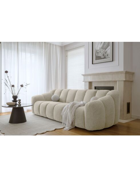Feste Sofaschale für 3,5/4 Personen, Beige, 260 x 109 x 75 cm