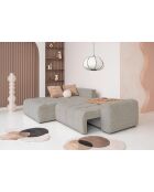 Lulu grijze omvormbare hoekbank S links - 268x184x94 cm