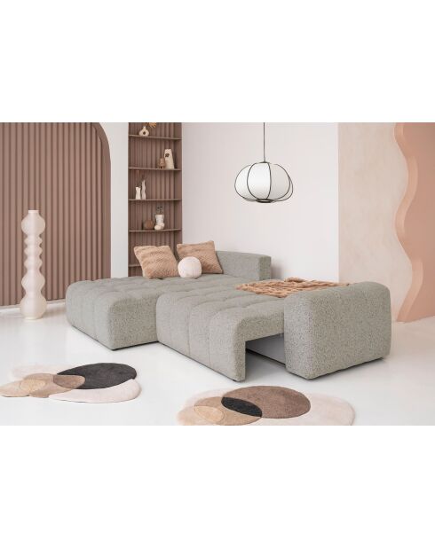 Lulu grijze omvormbare hoekbank S links - 268x184x94 cm