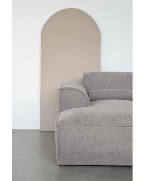 Festes Ecksofa XS, links Flex Felix Gris- 244x154x70 cm