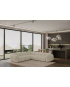 L-MAX Festes Ecksofa, Symmetric Cloud Beige — 260 x 260 x 76 cm