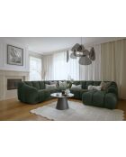 Fixed U Right Hoekbank Shell Donkergroen - 330x265x75 cm