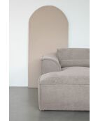 Fixiertes U-Ecksofa, Right Flex Felix Dunkelbeige — 337x265x70 cm