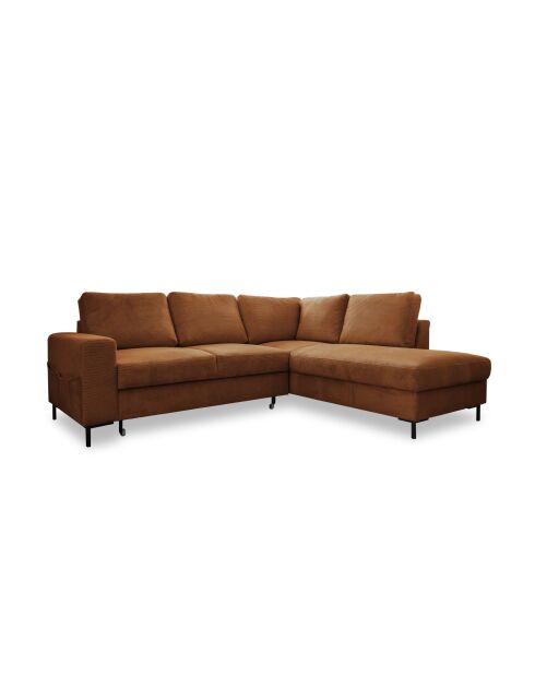 Ecksofa L Wandelbar rechtwinklig Lofty Lilly Brick- 237x197x84 cm