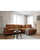 Ecksofa L Wandelbar rechtwinklig Lofty Lilly Brick- 237x197x84 cm