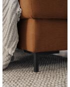 Ecksofa L Wandelbar rechtwinklig Lofty Lilly Brick- 237x197x84 cm