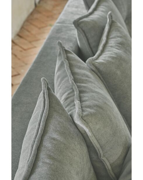 L hoekbank omvormbaar linkerhoek Lazy Lukka lichtgrijs- 247x191x85 cm