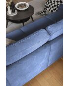 L-MAX Lofty Lilly Ecksofa, umwandelbar, links, 304 x 197 x 84 cm, Marineblau
