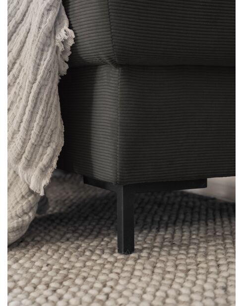 Lofty Lilly Graues, umwandelbares Ecksofa, rechtwinklig, 236 x 148 x 84 cm