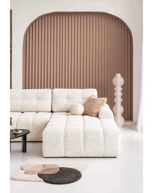 Sofá esquinero convertible S-MAX derecho Lulu Beige- 364x184x94 cm