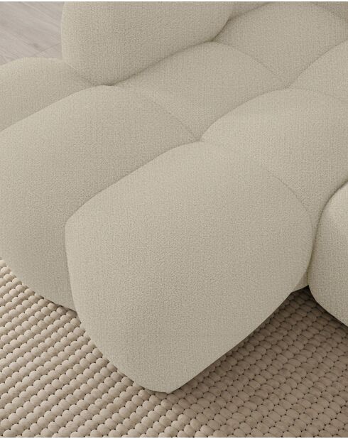 Sofá esquinero fijo M, izquierdo Cloud Beige - 315x160x76 cm