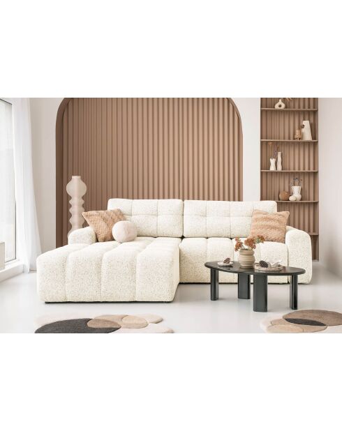 Sofá esquinero convertible S Lulu Beige- 268x184x94 cm