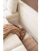 Sofá esquinero convertible S Lulu Beige- 268x184x94 cm