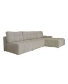 S-MAX konvertierbares Ecksofa rechts Lulu Gris- 338x184x94 cm