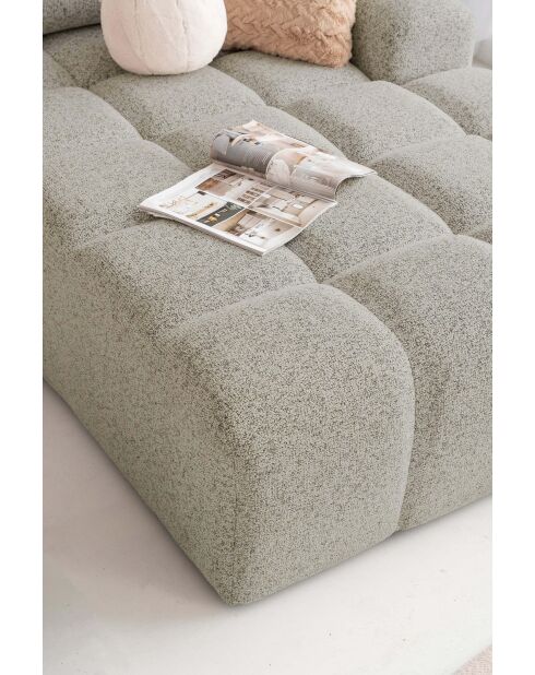 S-MAX konvertierbares Ecksofa rechts Lulu Gris- 338x184x94 cm