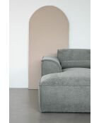 Festes S-Ecksofa, links Flex Felix Olive- 264x154x70 cm