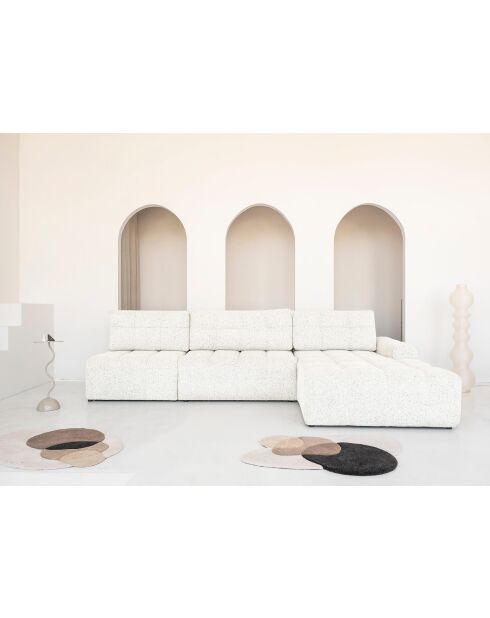 Sofá esquinero convertible S-MAX derecho Lulu Beige- 338x184x94 cm