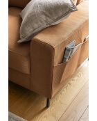 L-MAX Wandelbares Ecksofa linke Ecke Lofty Lilly Brick- 304x197x84 cm