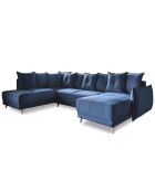 Lazy Lukka Ecksofa, umwandelbar, linke Ecke, 320 x 191 x 85 cm, Marineblau