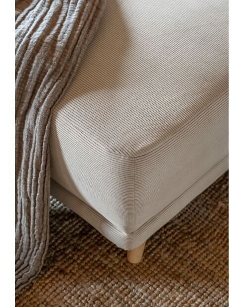 Lazy Lukka Ecksofa, umwandelbar, linke Ecke, 320 x 191 x 85 cm, Beige