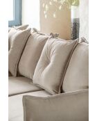 Lazy Lukka Ecksofa, umwandelbar, linke Ecke, 320 x 191 x 85 cm, Beige