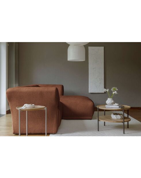 Gatsby Terracotta Fixed S hoekbank rechts - 280x173x87 cm