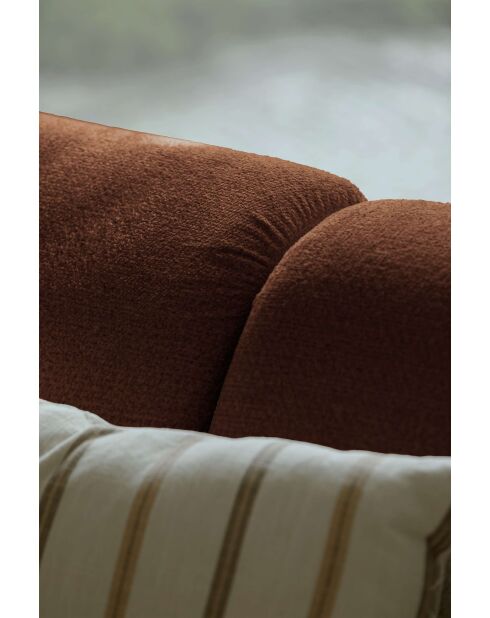 Gatsby Terracotta Fixed S hoekbank rechts - 280x173x87 cm