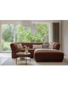 Gatsby Terracotta Fixed S Ecksofa, rechts, 280 x 173 x 87 cm