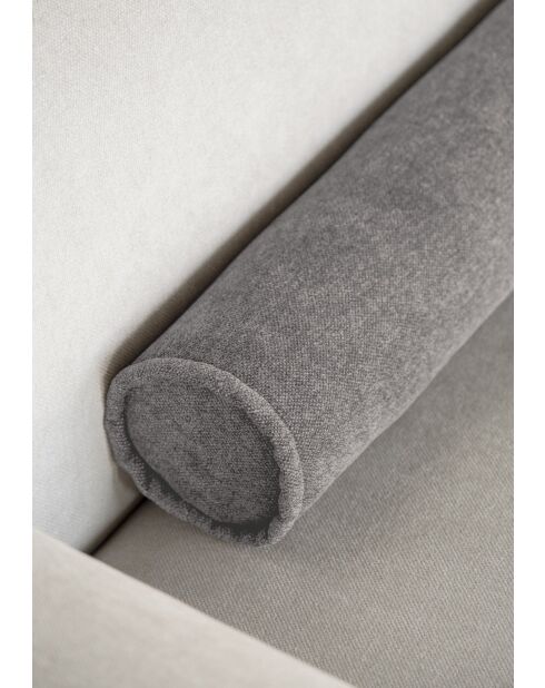 Festes Ecksofa S; gerade Flex Felix Gray- 264x154x70 cm