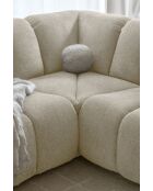 Sofá angular fijo L-MAX Shell Beige - 265x265x75 cm