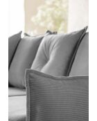 U hoekbank omvormbaar linkerhoek Lazy Lukka lichtgrijs - 320x191x85 cm