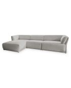 Fixed M Ecksofa Left Gatsby Hellgrau - 338x175x87 cm