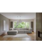 Fixed M Ecksofa Left Gatsby Hellgrau - 338x175x87 cm