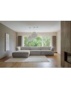 Fixed M Ecksofa Left Gatsby Hellgrau - 338x175x87 cm