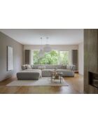 Fixed M Ecksofa Left Gatsby Hellgrau - 338x175x87 cm