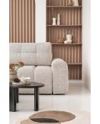 Sofá de esquina convertible S Lulu Salt and Pepper- 268x184x94 cm